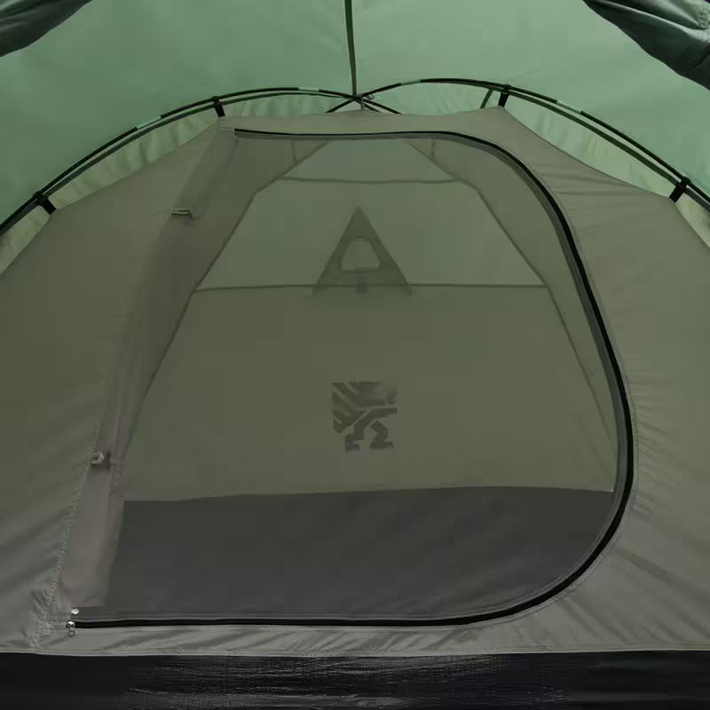 Палатка туристическая Finntrail Burrow 1027 Khaki, 4-местная, хаки, 240×210×127 см