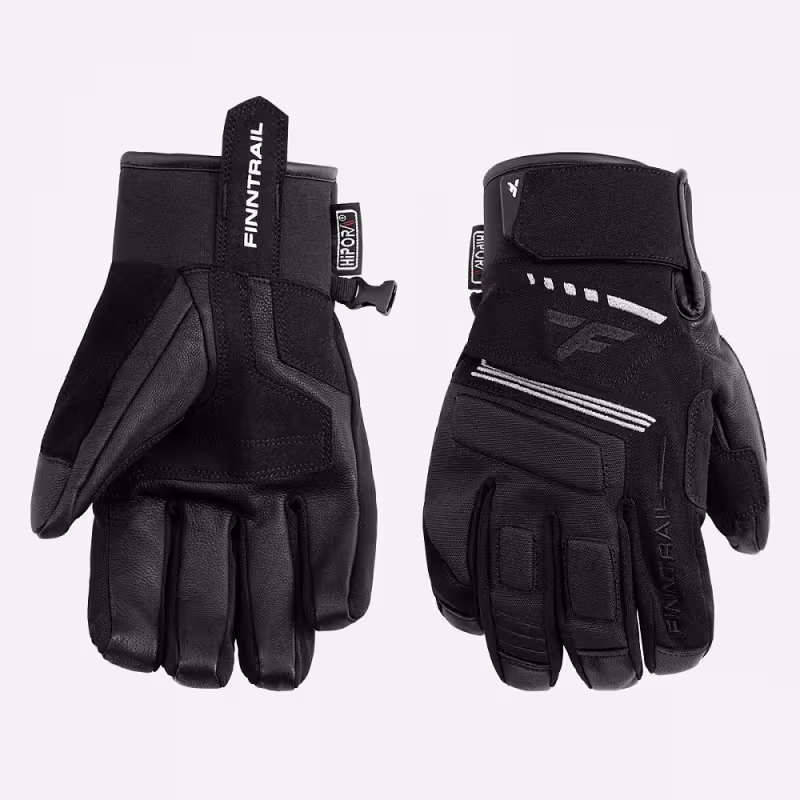 Мотоперчатки Finntrail GT 2791 черный с серым (GraphiteGrey), размер XL