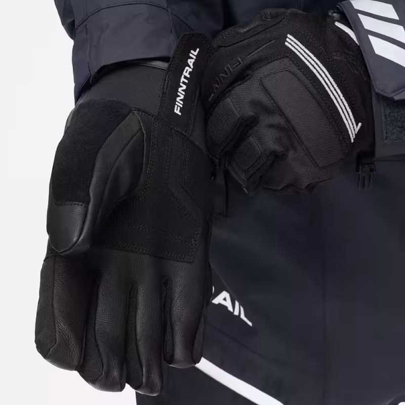 Мотоперчатки Finntrail GT 2791 черный с серым (GraphiteGrey), размер XL