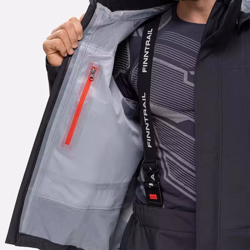 Костюм мужской Finntrail Thor 3421 Графит (Graphite), Hard-Tex, размер XXL, 185-195 см