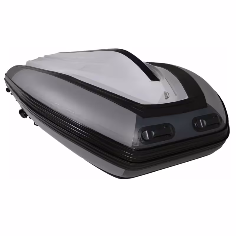 Лодка надувная РИБ Навигатор 380R PRO, серый