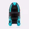 Лодка надувная РИБ Gladiator AL_A 420, бирюзовый/черный