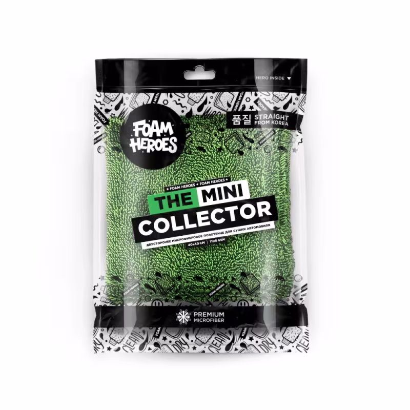 Полотенце из микрофибры для сушки кузова Foam Heroes The Collector mini, 40х40 см