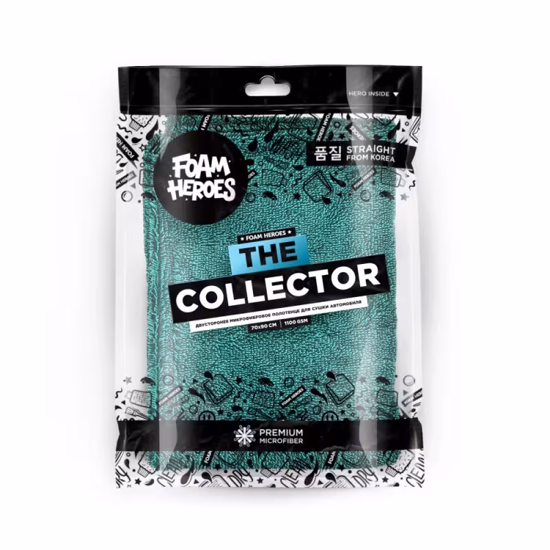 Полотенце из микрофибры для сушки кузова Foam Heroes The Collector, 70х90 см
