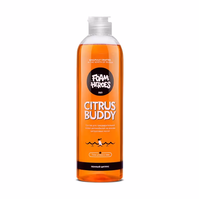 Автошампунь на основе цитрусовых для предварительной мойки Foam Heroes Citrus Buddy, 500 мл