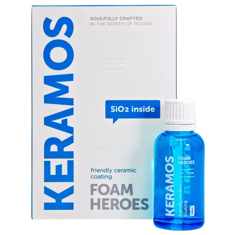 Керамическое покрытие для ЛКП автомобиля Foam Heroes Keramos, 15 мл