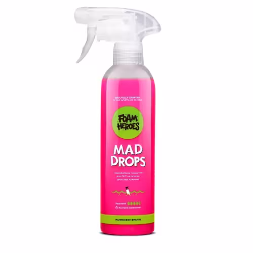 Покрытие гидрофобное для ЛКП Foam Heroes Mad Drops (малиновое фраппе), 500 мл