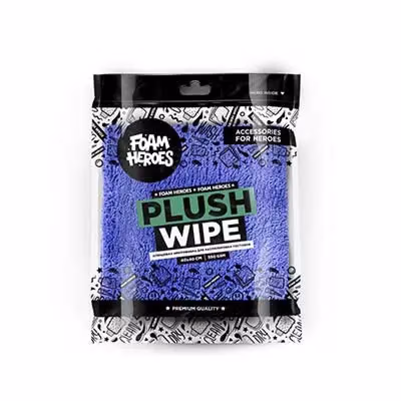 Салфетка из микрофибры для располировки составов Foam Heroes Plush Wipe, 40х40 см