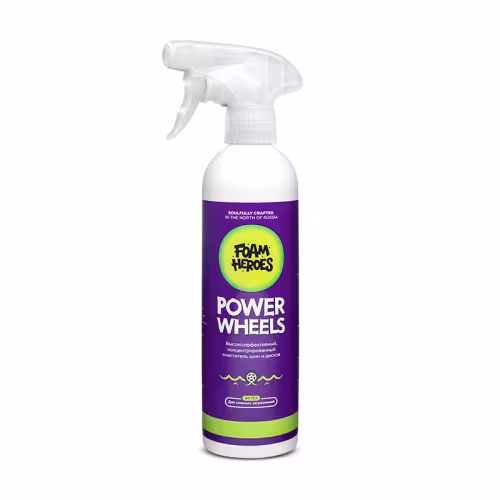 Очиститель шин и дисков Foam Heroes Power Wheels, 500 мл