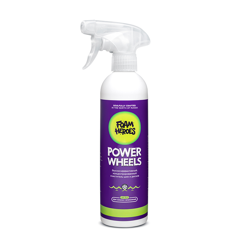 Очиститель шин и дисков Foam Heroes Power Wheels, 500 мл