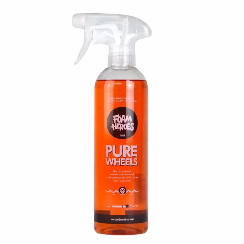 Концентрат очистителя шин и дисков Foam Heroes Pure Wheels +, 500 мл