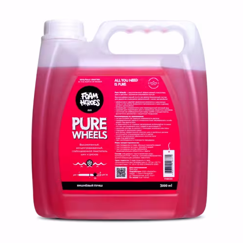 Очиститель шин и дисков Foam Heroes Pure Wheels, 3 л
