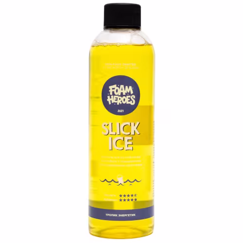 Автошампунь для ручной мойки автомобиля тропик энергетик Foam Heroes Slick Ice , 500 мл