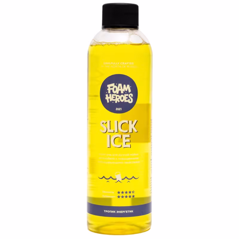 Автошампунь для ручной мойки автомобиля тропик энергетик Foam Heroes Slick Ice , 500 мл