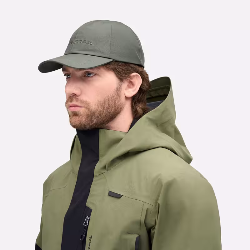 Кепка-бейсболка Finntrail Waterproof Cap 9621 Khaki, полиэстер, хаки, размер универсальный
