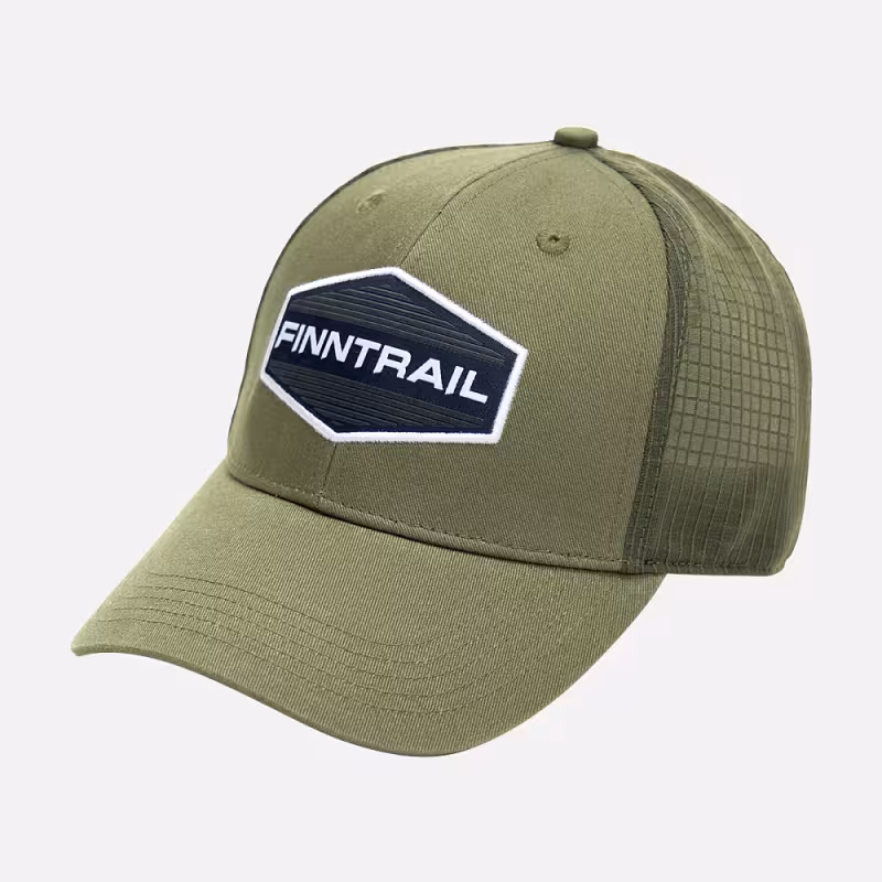 Кепка-бейсболка Finntrail Cap 9611 Khaki, хлопок, хаки, размер универсальный