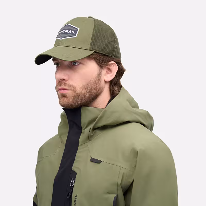 Кепка-бейсболка Finntrail Cap 9611 Khaki, хлопок, хаки, размер универсальный