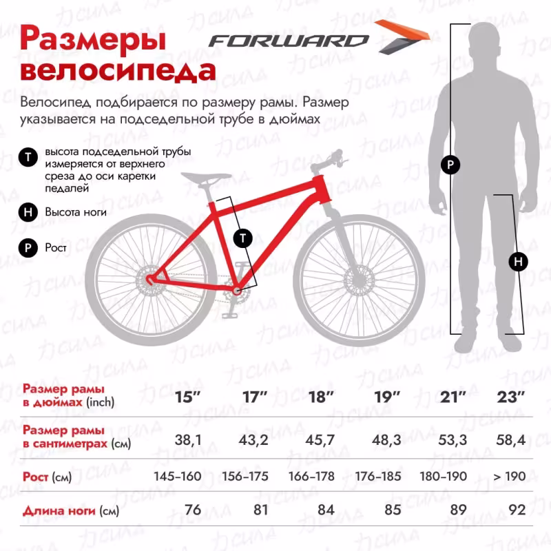 Велосипед Forward Spike CX 29", 8 скоростей, рост 18", черный