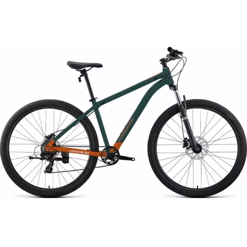 Велосипед Forward Apache SX 27,5", 8 скоростей, рост 17", темно-бирюзовый/оранжевый