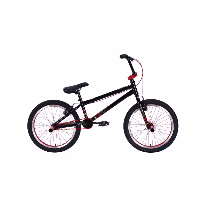 Велосипед BMX Tech Team Fox 20", 1 скорость, черный/красный