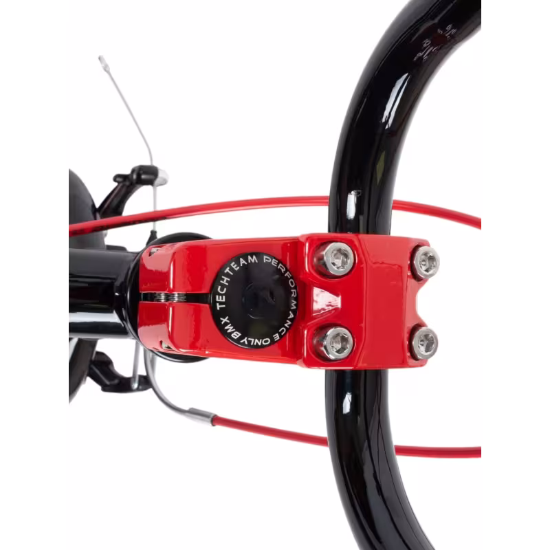 Велосипед BMX Tech Team Fox 20", 1 скорость, черный/красный