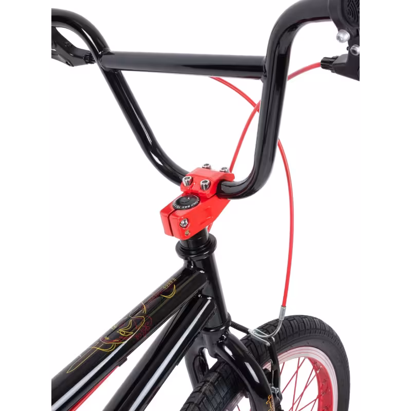 Велосипед BMX Tech Team Fox 20", 1 скорость, черный/красный