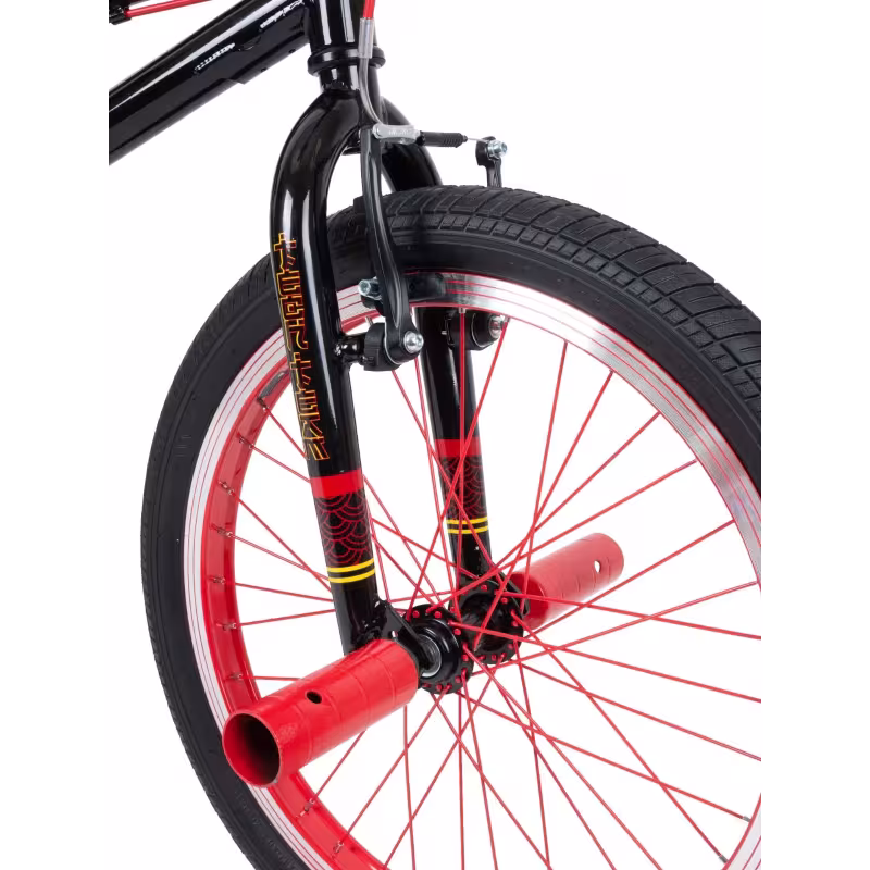 Велосипед BMX Tech Team Fox 20", 1 скорость, черный/красный