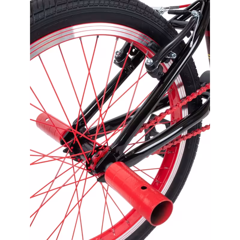 Велосипед BMX Tech Team Fox 20", 1 скорость, черный/красный