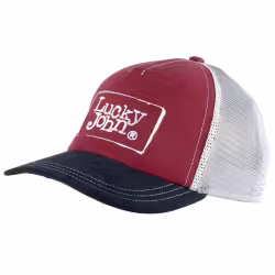 Кепка-бейсболка Lucky John Summer Red AM-136-04XL, полиэстер, размер XL