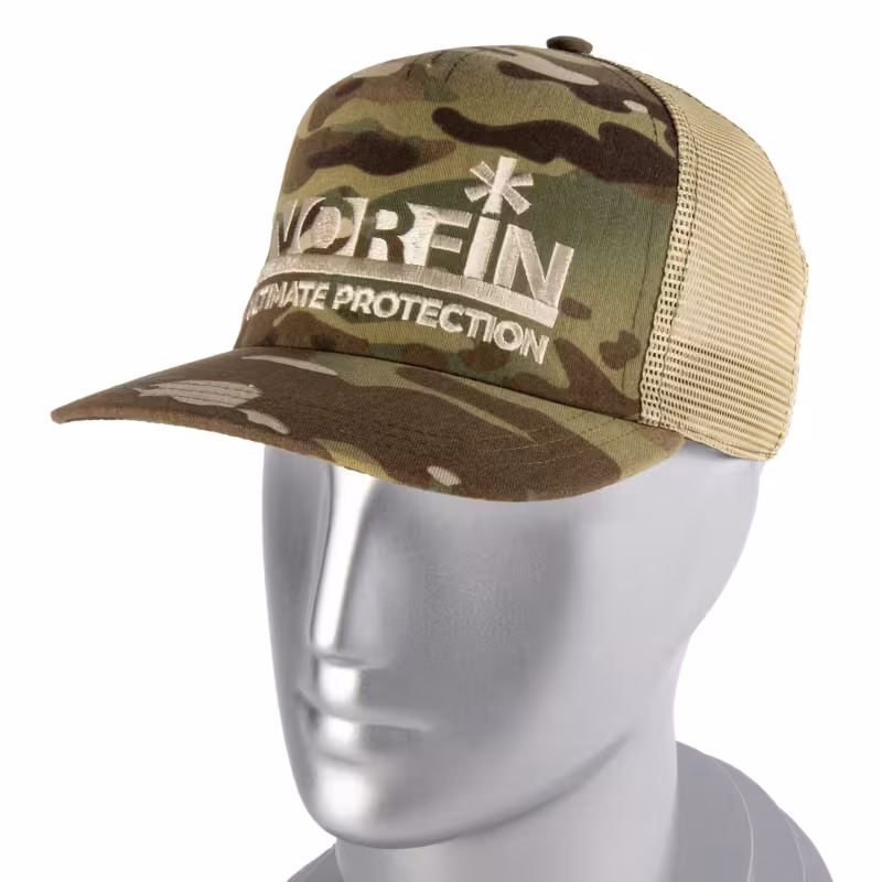 Кепка-бейсболка Norfin Military AM-134-03L, полиэстер, камуфляж, размер L