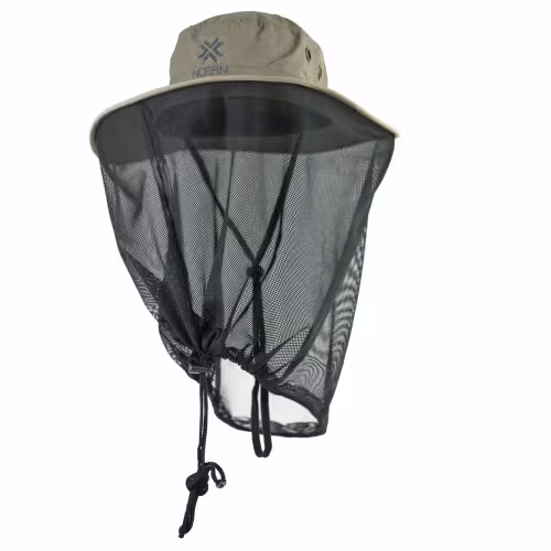 Панама Norfin Nettex 1525-04XL, нейлон, серый, размер XL