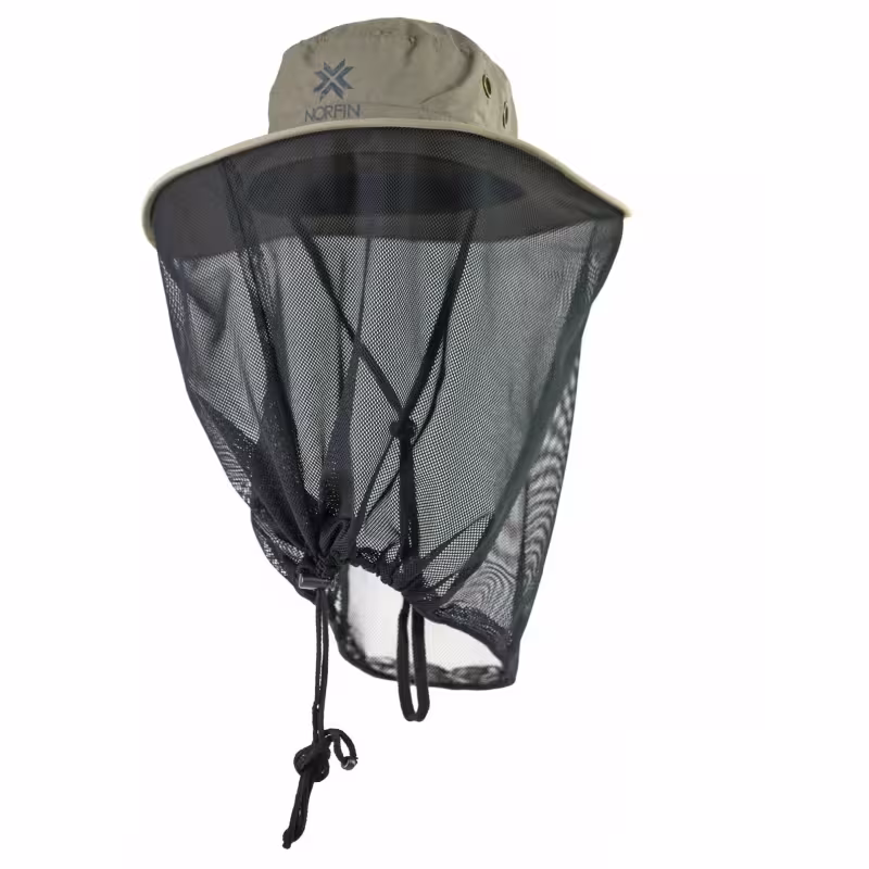 Панама Norfin Nettex 1525-04XL, нейлон, серый, размер XL