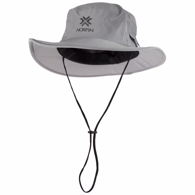 Панама Norfin Sun Pro Hat 1524-04XL, нейлон, серый, размер XL