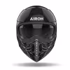 Мотошлем Airoh J 110 Peasly Black Gloss, черный, размер XL