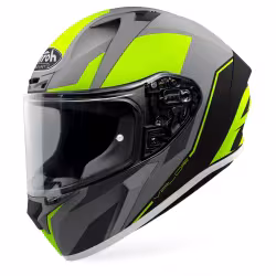 Мотошлем Airoh Valor Wings Yellow Matt, черный/желтый, размер XL