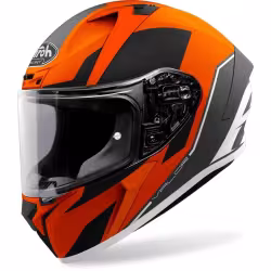 Мотошлем Airoh Valor Wings Orange Matt, черный/оранжевый, размер XL
