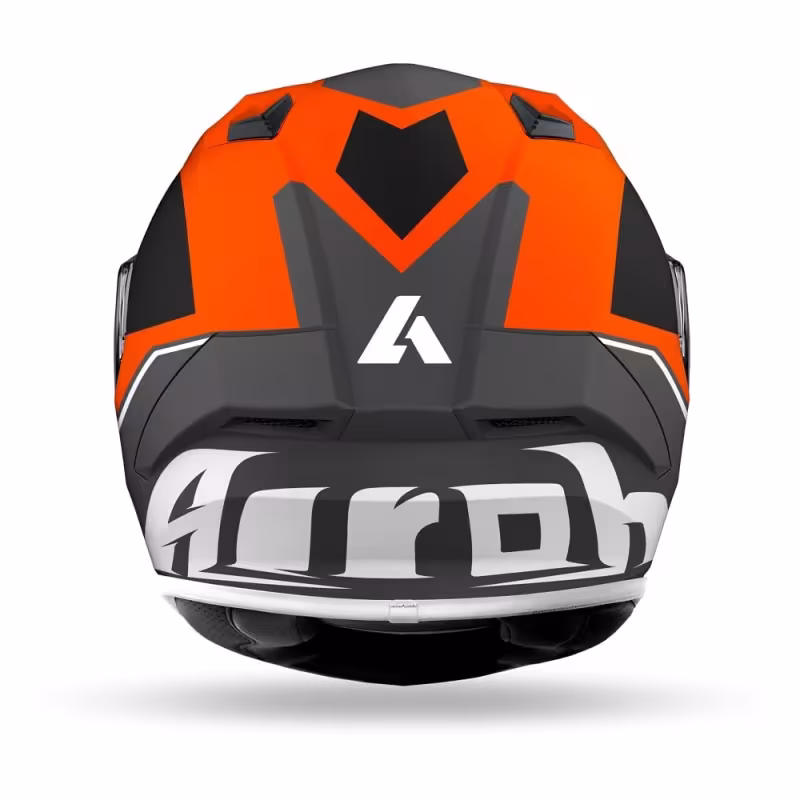 Мотошлем Airoh Valor Wings Orange Matt, черный/оранжевый, размер XL