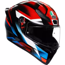 Мотошлем AGV K1 S, черный/красный/синий, размер M
