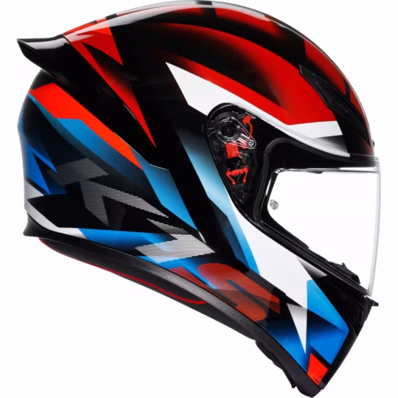 Мотошлем AGV K1 S, черный/красный/синий, размер M