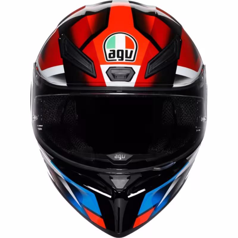 Мотошлем AGV K1 S, черный/красный/синий, размер M