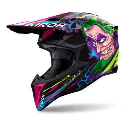 Мотошлем Airoh Wraaap Music Gloss, черный, размер M