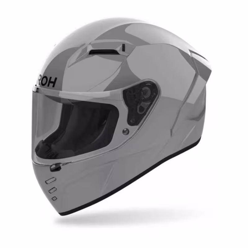 Мотошлем Airoh Matryx Cement Grey Gloss, серый, размер M