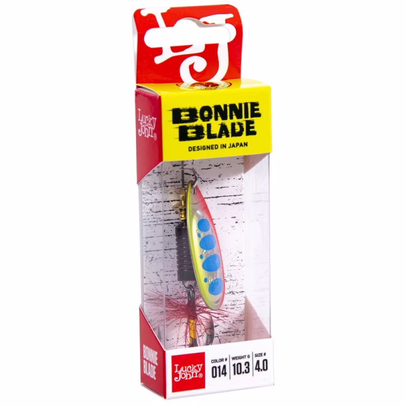 Блесна вращающаяся Lucky John Bonnie Blade, 10.3 гр, 4 см, цвет 014
