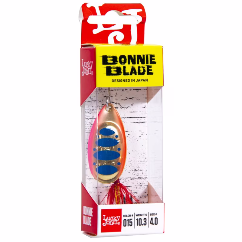 Блесна вращающаяся Lucky John Bonnie Blade, 10.3 гр, 4 см, цвет 015
