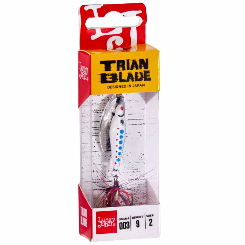 Блесна вращающаяся Lucky John Train Blade Long, 9 гр, цвет 003