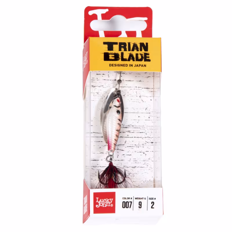 Блесна вращающаяся Lucky John Train Blade Long, 9 гр, цвет 007