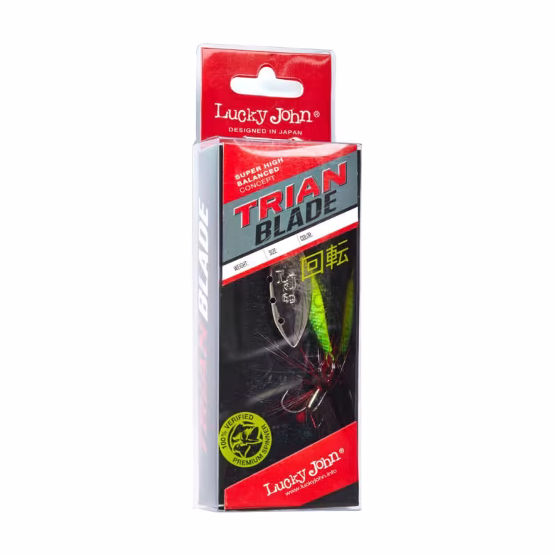 Блесна вращающаяся Lucky John Train Blade Long, 9 гр, цвет 008