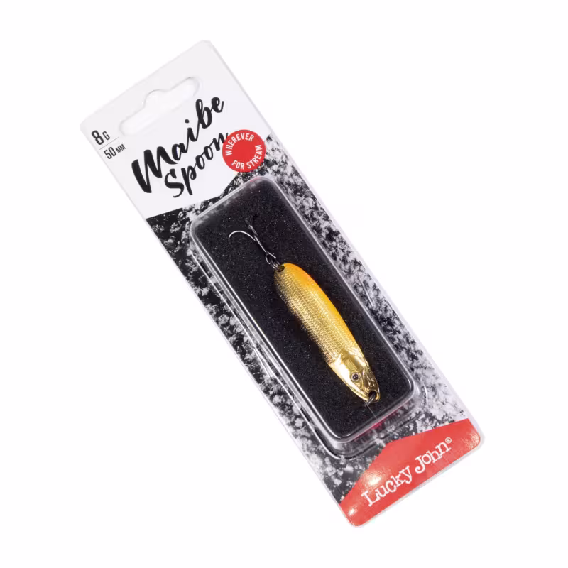 Блесна колеблющаяся Lucky John Maibe Spoon, 50 мм, 8 гр, цвет 004