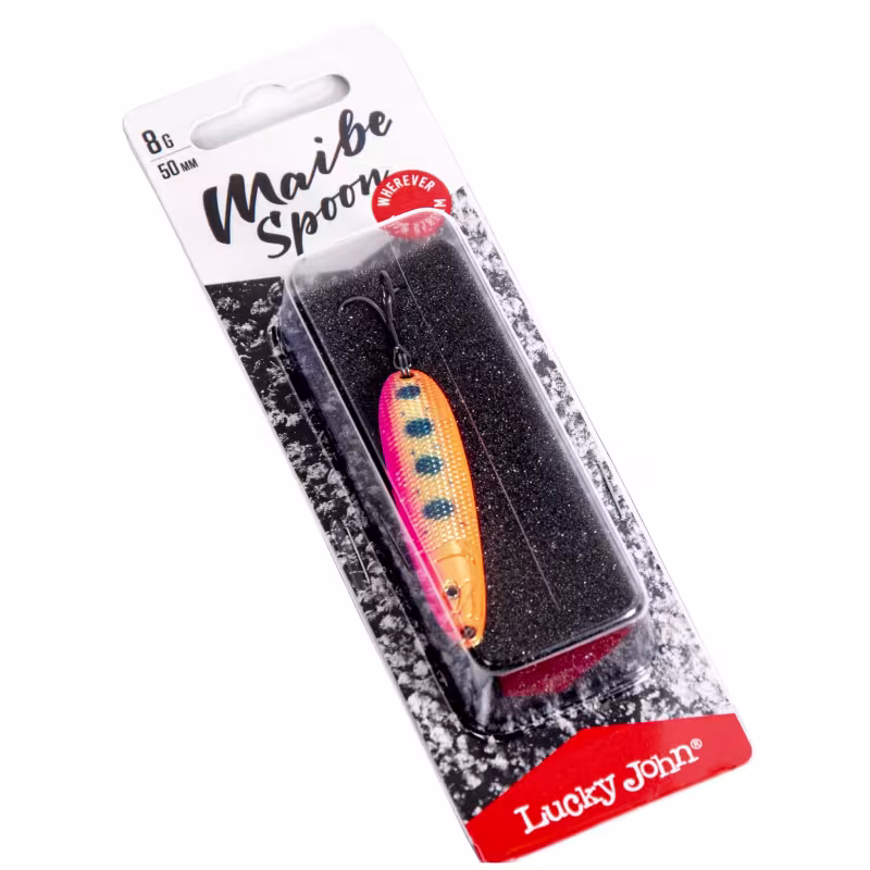 Блесна колеблющаяся Lucky John Maibe Spoon, 50 мм, 8 гр, цвет 013