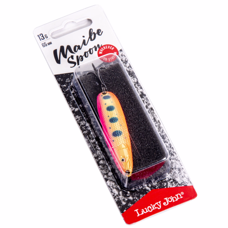 Блесна колеблющаяся Lucky John Maibe Spoon, 13 гр, 65 мм, цвет 013